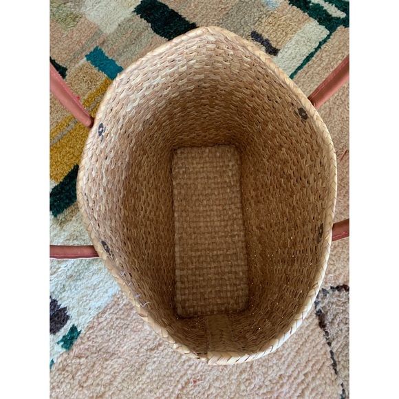 Woven Beach Bag Handmade in Mexico - Picture 3 of 3